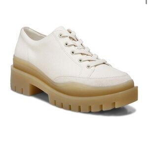 VIONIC Cream Ezrie Platform Sneakers Size 9 Excellent Preowned Conditon